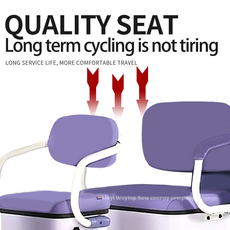 دراجة ثلاثية العجلات كهربائية CQ | عمر بطارية طويل ومكابح ثلاثية للتنقل الآمن للعائلة