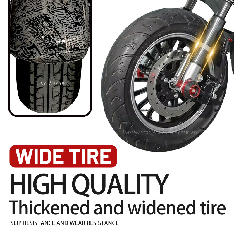 دراجة نارية كهربائية مدمجة قرص الفرامل الحضرية وإطارات الاتساع والسماكة
