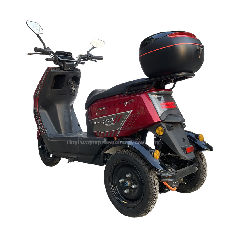 دراجة ثلاثية العجلات كهربائية SLZS - تصميم ثابت بثلاث عجلات، تخزين مدمج وعمر بطارية طويل