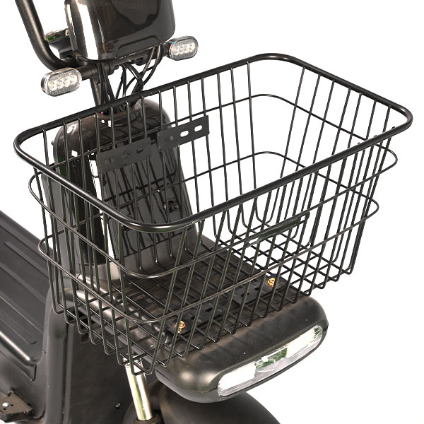 سلة أمامية من دراجة توصيل كهربائي