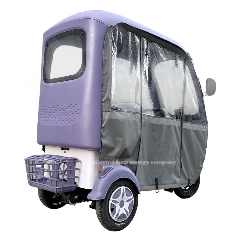 دراجة ثلاثية العجلات كهربائية CQ | عمر بطارية طويل ومكابح ثلاثية للتنقل الآمن للعائلة