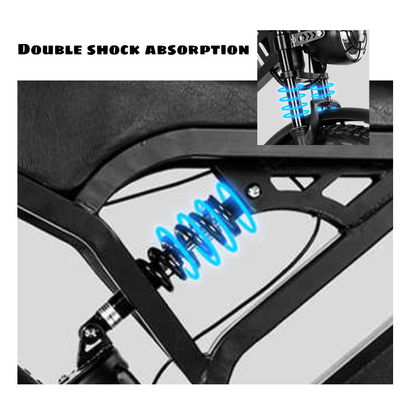 دراجة جبلية كهربائية ببطارية ليثيوم 1000 وات N1 مع فرامل قرصية زيتية مزدوجة