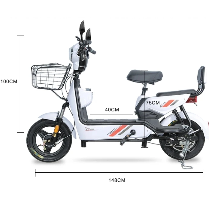 دراجة المدينة الكهربائية JY | دراجة المدينة الكهربائية المستقرة ذات الهيكل العظمي الديناميكي والأنابيب السميكة