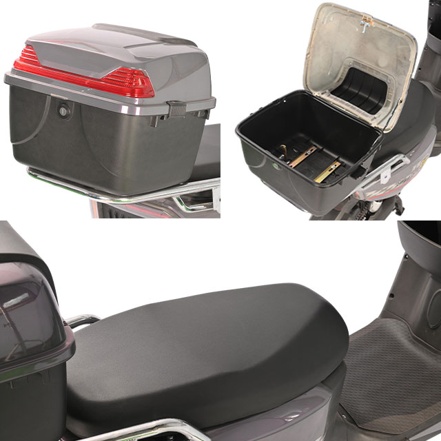 B02 800W 48V/60V دراجة نارية كهربائية عالية الأداء مع صندوق تخزين