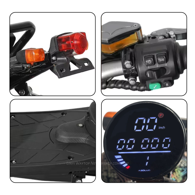 دراجة نارية كهربائية مدمجة قرص الفرامل الحضرية وإطارات الاتساع والسماكة