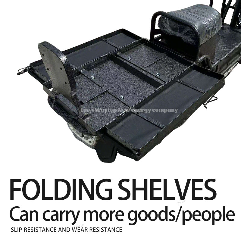 ZZW دراجة نارية كهربائية للشحن | سعة تحميل 800-900 كجم وأرفف قابلة للطي